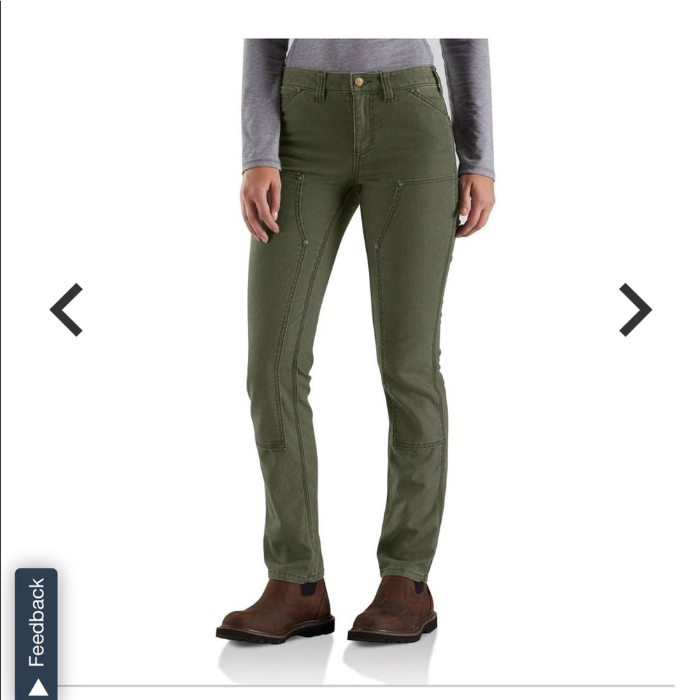 Carhartt Slim Double Front Dungaree Pant